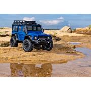 Traxxas TRX-4M 1/18 Schaal en Trail Crawler Land Rover 4WD Elektrische Truck met TQ Blauw TRX97054-1