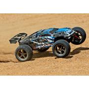 Traxxas E-Revo 1/16 VXL brushless met TSM compleet TRX71076-3B Blauw