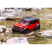 Traxxas TRX-4M 1/18 Scale en Trail Crawler Ford Bronco 4WD Electrische Truck met TQ Rood TRX97074-1R