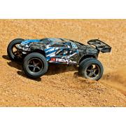 Traxxas E-Revo 1/16 VXL brushless met TSM compleet TRX71076-3B Blauw