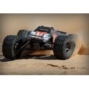 Traxxas E-Revo 2 VXL Brushless 1/8 Elektrische Monster Truck Oranje met 2.4GHz en TSM TRX86086-4O