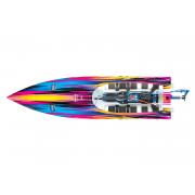 Traxxas Spartan VXL-6S Pink Castle Brushless 2.4Ghz Tqi TSM TRX57076-4PINK zonder lader en accu