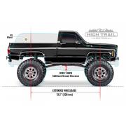 Traxxas TRX-4 Scale and Trail Crawler met Chevrolet K10 Truck Body zwart uit 1979: 4WD elektrische t