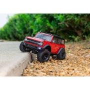 Traxxas TRX-4M 1/18 Scale en Trail Crawler Ford Bronco 4WD Electrische Truck met TQ Rood TRX97074-1R