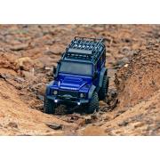 Traxxas TRX-4M 1/18 Schaal en Trail Crawler Land Rover 4WD Elektrische Truck met TQ Blauw TRX97054-1