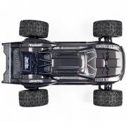 Arrma 1/10 VORTEKS 4X2 BOOST MEGA 550 Brushed Stadium Truck RTR met batterij en oplader, Gunmetal