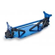 Traxxas Sledge: 1/8 4WD Blauw borstelloze elektrische monstertruck met TQi 2,4 GHz Traxxas Link-enab