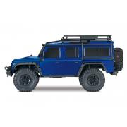 Traxxas TRX-4 Land Rover Defender Crawler Adventure Edition, Metalic Blauw zonder Accu, zonder Lader