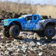 Losi 1/10 King Shocks Ford Raptor Baja Rey 4WD Brushless RTR met SMART Blauw