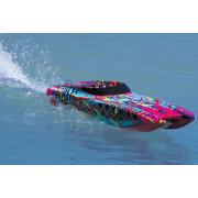 Traxxas DCB M41 Catamaran Raceboot TQi TSM, Oranje 2022