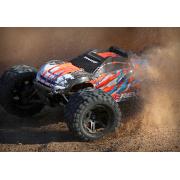 Traxxas E-Revo 2 VXL Brushless 1/8 Elektrische Monster Truck Oranje met 2.4GHz en TSM TRX86086-4O