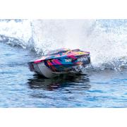 Traxxas Spartan VXL-6S Pink Castle Brushless 2.4Ghz Tqi TSM TRX57076-4PINK zonder lader en accu