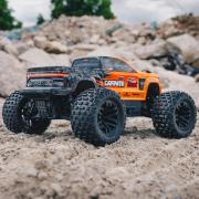 Arrma 1/10 GRANITE 4X2 BOOST MEGA 550 Brushed Monster Truck RTR met batterij en oplader, oranje