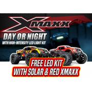 Traxxas X-Maxx Special Edition Solar Flare Met GRATIS LEDKIT 30+ volt en extreme 8s power Brushless 