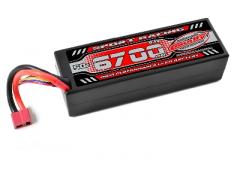 6700Mah - 3S - 11,1V - T-Plug - Hard Case Team Corally - Sport Racing 50C