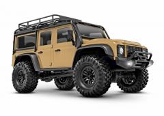 Traxxas TRX-4M 1/18 Schaal en Trail Crawler Land Rover 4WD Elektrische Truck met TQ TAN TRX97054-1TA