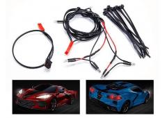 Traxxas TRX9380 LED-lichtharnas / stroomharnas / Tyrapps (9) (past op 9311 body)