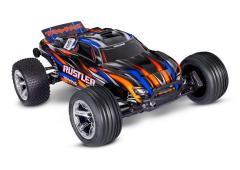 Traxxas Rustler 2WD BL-2S HD Oranje