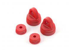 AR330227 Shock Cap Set Red (4) (ARAC8915)