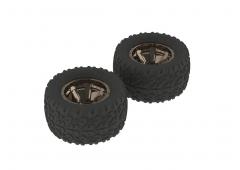 AR550004 Copperhead MT Tire Wheel GLU Black Chrome (2) (ARAC9610)