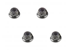 AR708001 Flange Lock Nuts 4mm (4) (ARAC9810)