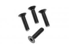 AR722415 Flt Head Hex Machine Screw 4x15mm 4x4 (4) (ARAC9895)