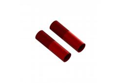 Aluminum Shock Body, 24x83mm (Red) (2) ARA330578