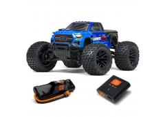 Arrma 1/10 GRANITE 4X2 BOOST MEGA 550 Brushed Monster Truck RTR met batterij en oplader, blauw