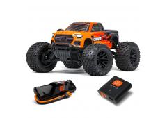 Arrma 1/10 GRANITE 4X2 BOOST MEGA 550 Brushed Monster Truck RTR met batterij en oplader, oranje