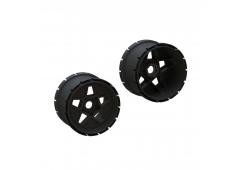 MT Wheel 4.9in 24mm Hex (1pr) (ARA510123)