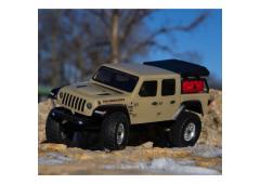 Axial 1/24 SCX24 Jeep JT Gladiator 4WD Rock Crawler Brushed RTR, Beige AXI00005T1