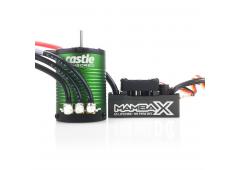 Castle - Mamba X - Combo - 1-10 Extreem Car regelaar met 1406-4600 Sensored Motor