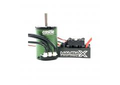 Mamba X SCT - Combo - 1-10 Extreem SCT regelaar met 1410-3800 5mm motoras Sensored Motor