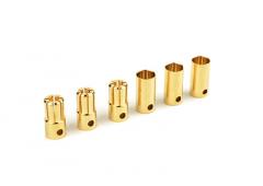 CC Bullet 6.5mm Set Of 3 Each Female And Male 6.5mm Bullet