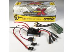 Mamba Micro X 1/18TH 12V CAR 2A Peak ESC, 0808 4100KV motor