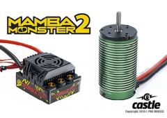 Mamba Monster 2 - Combo - 1-8 Extreem Car regelaar met 1512-2200 Sensored motor