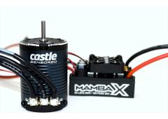 Mamba X, Sensored, 25.2V WP ESC en 1406-1900KV Sensored Combo