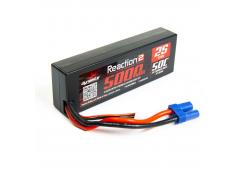 5000mAh 7.4V 2S 50C Reaction 2.0 Hardcase LiPo Battery: EC5