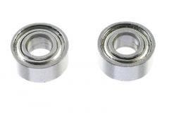 3X7X3 Kogellager ABEC 3, Metalen dichting, MR73ZZ, (2 st)