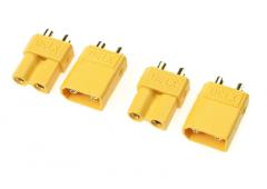 Connector - XT-30 - Goudcontacten - Man. + Vrouw. - 2 paar