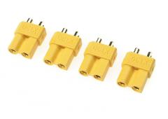 Connector - XT-30 - Goudcontacten - Vrouw. - 4 st