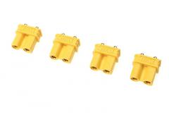 Connector - XT-30UPB - Goudcontacten - Vrouw. - 4 st