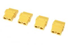 Connector - XT-60PT - Goudcontacten - Vrouw. - 4 st