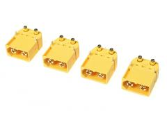 Connector - XT-60PW - Goudcontacten - Man. - 4 st