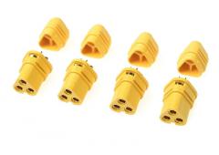 Connector - MT-30 3-Polig - Goud contacten - Vrouw. - 4 st