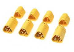 Connector - MT-60 3-Polig - Goud contacten - Man. - 4 st