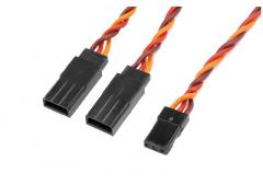 Servo Y-kabel - Gedraaide kabel - JR/Hitec - 22AWG / 60 Strengen - 15cm - 1 st