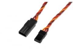 Servo verlengkabel - Gedraaide HD siliconen-kabel - JR/Hitec - 22AWG / 60 Strengen - 10