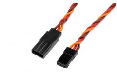 Servo verlengkabel - Gedraaide kabel - JR/Hitec - 22AWG / 60 Strengen - 15cm - 1 st