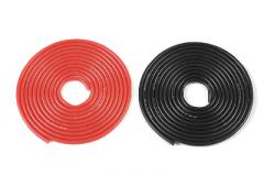 Siliconen-kabel - Superflex - 0,35mm 22AWG - 120/0.08 Strengen - 1m Rood + 1m Zwart